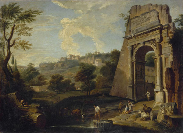 titus arch and palatine